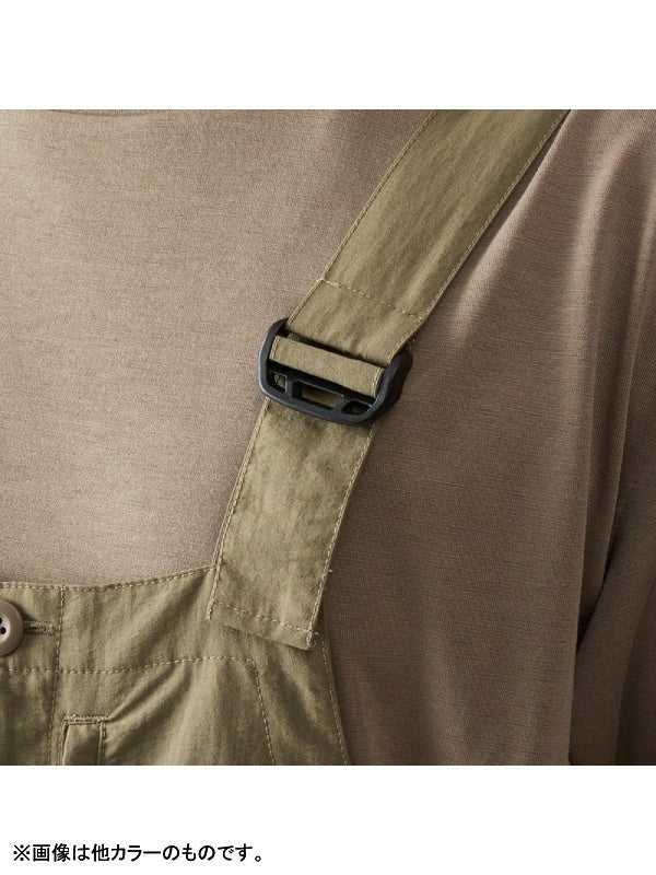 タッサーナイロンのオーバーオール #スミイロ [22025]｜AXESQUIN