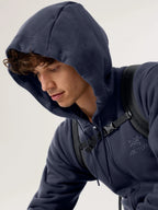 Emblem Fleece Full-Zip Hoody M #Black Sapphire [X00000992901]｜ARC'TERYX