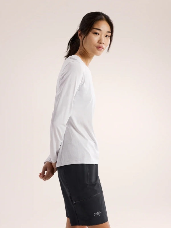 Women's Taema Crew LS #Atmos Heather [L08487800]｜ARC'TERYX