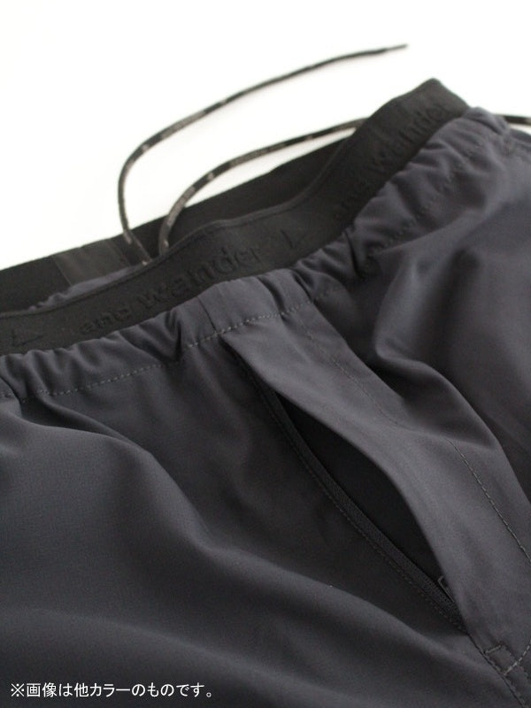 stretch rip pants #180/khaki [4152297]｜and wander