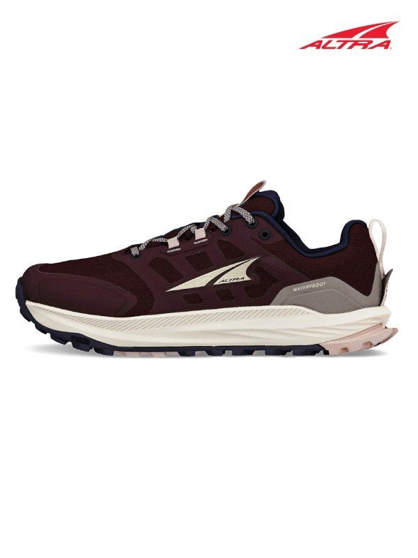 Women's LONE PEAK 9 WP LOW W #MAROON [AL0A85PV6661M055]｜ALTRA