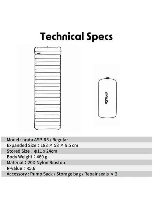 ASP-R5 Regular｜arata