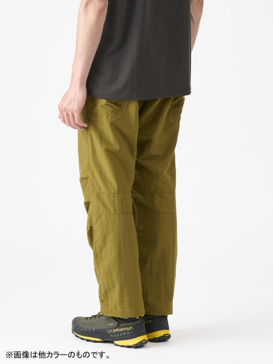 タッサーナイロンのルーズパンツ #カチイロ [22047]｜AXESQUIN