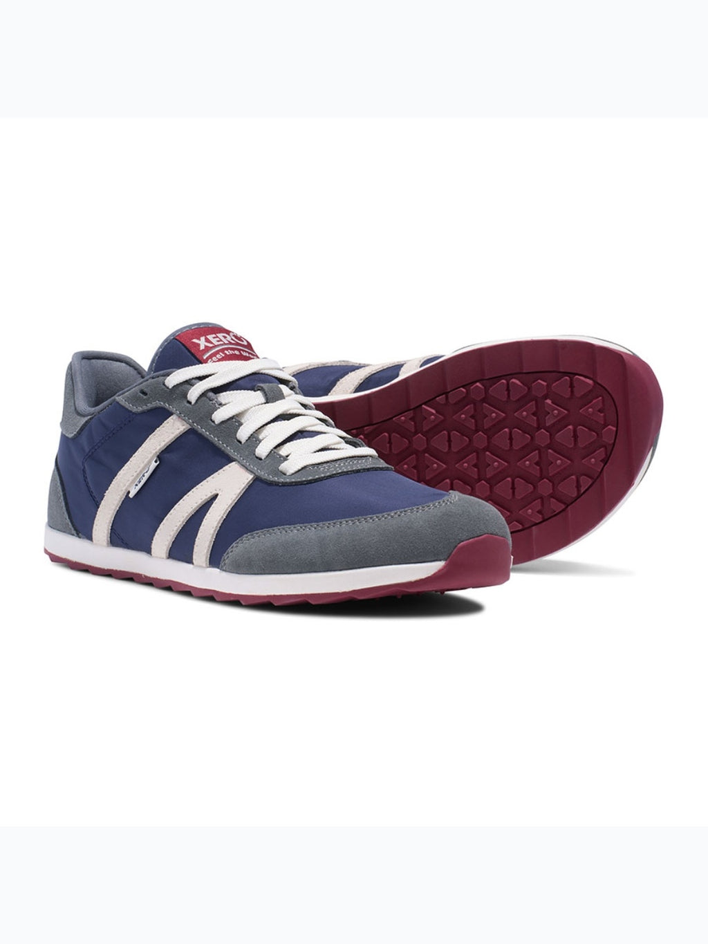 【Men】ウィン ナイロン #ブルー/グレイ/レッド [WYNM-BUGR]｜XERO SHOES