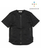 オクタの半袖カーディガン #スミイロ [21095]｜AXESQUIN