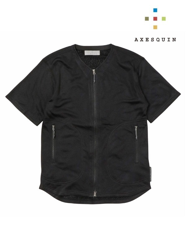 オクタの半袖カーディガン #スミイロ [21095]｜AXESQUIN