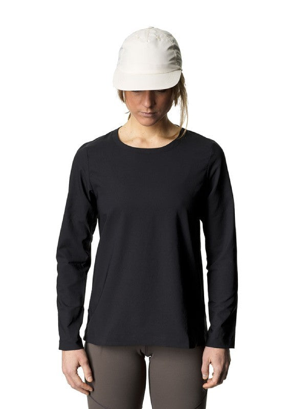 Women's Cover Crew #true black [158694]｜HOUDINI