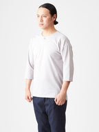 ハチジュウハチヤ 七分袖 #ギンネズ [041040]｜AXESQUIN