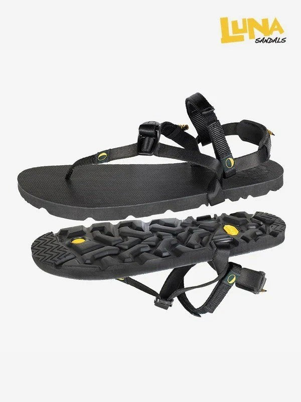 Retro Mono (unisex) #Black｜LUNA SANDALS