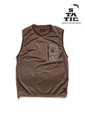 Adrift Vest #Touchwood [103323]｜STATIC