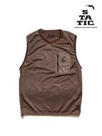 Adrift Vest #Touchwood [103323]｜STATIC