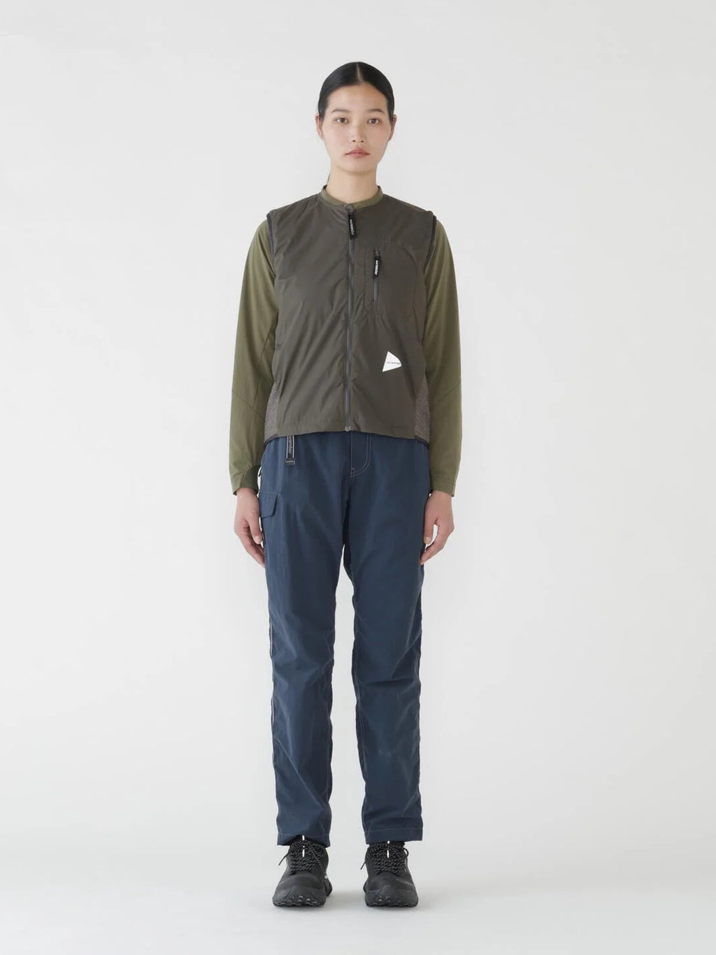 【Women】air fleece vest #l.khaki [6241020]｜and wander