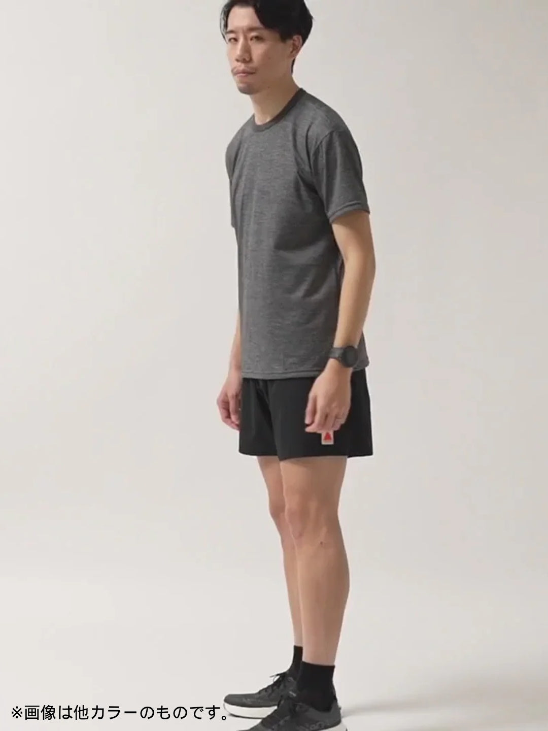 Dry Wool T-shirt 2 #Ash Blue｜HERENESS