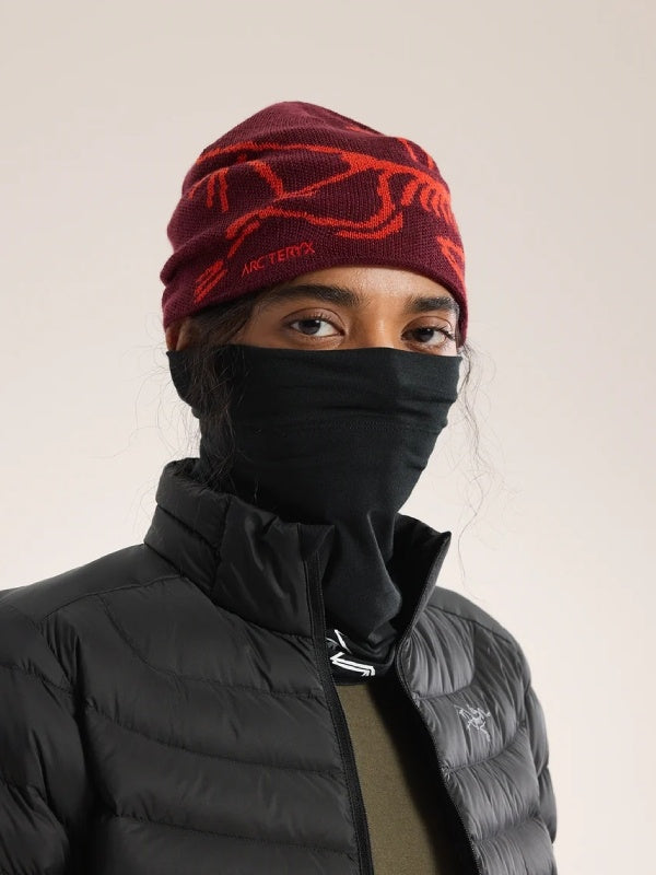 Satoro Merino Neck Gaiter #Black / Arctic Silk [X00000993703]｜ARC'TERYX