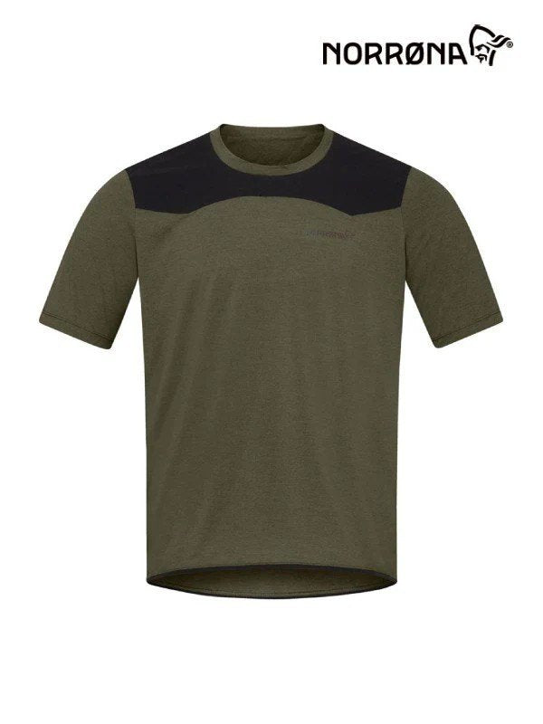 skibotn equaliser tech T-Shirt (M) #Olive Night [4207-24]｜Norrona