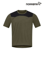 skibotn equaliser tech T-Shirt (M) #Olive Night [4207-24]｜Norrona