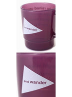 and wander logo PP mug #purple [4987701]｜and wander