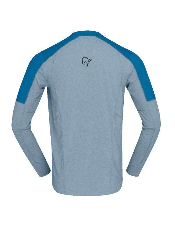 senja equaliser lightweight Long sleeve (M) #Mykonos Blue [5820-23]｜Norrona