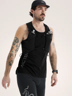 Norvan Downword Logo Tank #Black [X00001034401]｜ARC'TERYX