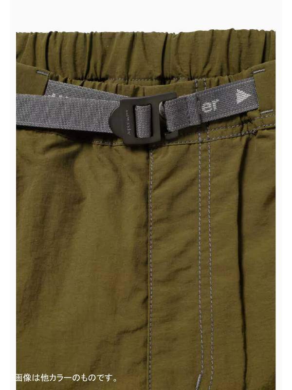 Ny taffeta hiker pants #010/black [4152139]｜and wander
