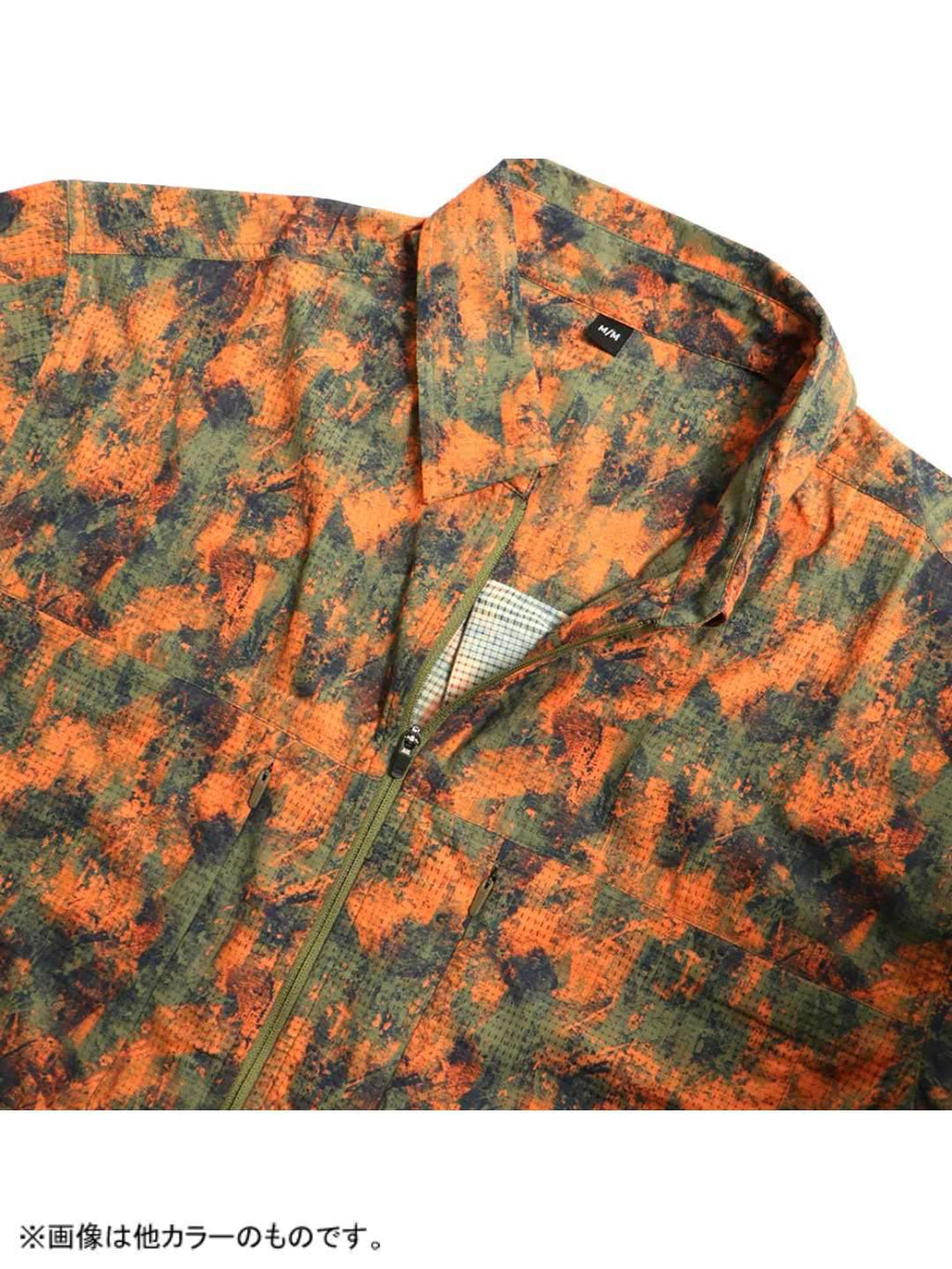 TRIPLE CROWN ZIP DOWN SHORT SLEEVE #ABSTRACT BLACK TOPO [TC’BD-USS]｜Jolly Gear