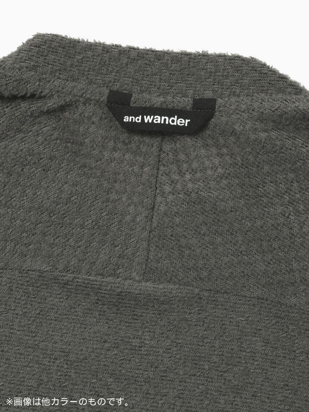 【Women】air fleece pullover #Black [6244021]｜and wander
