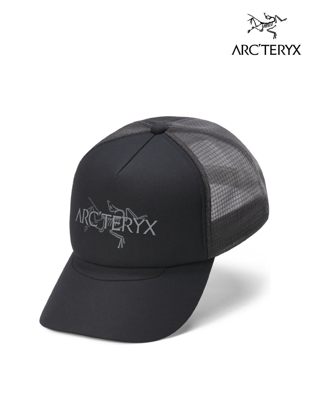 Bird Word Trucker Hat #Black / Cloud [X00000948804]｜ARC'TERYX
