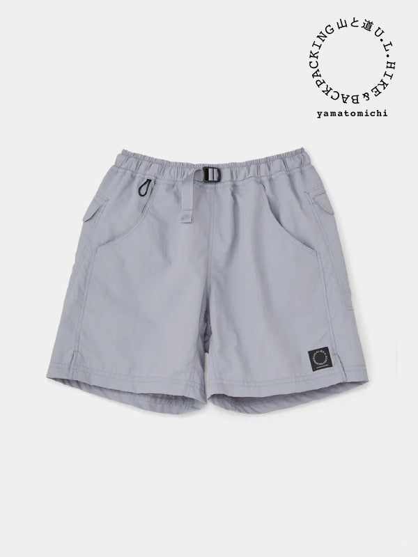 Men's 5-Pocket Shorts #Moon Gray | Yama to Michi