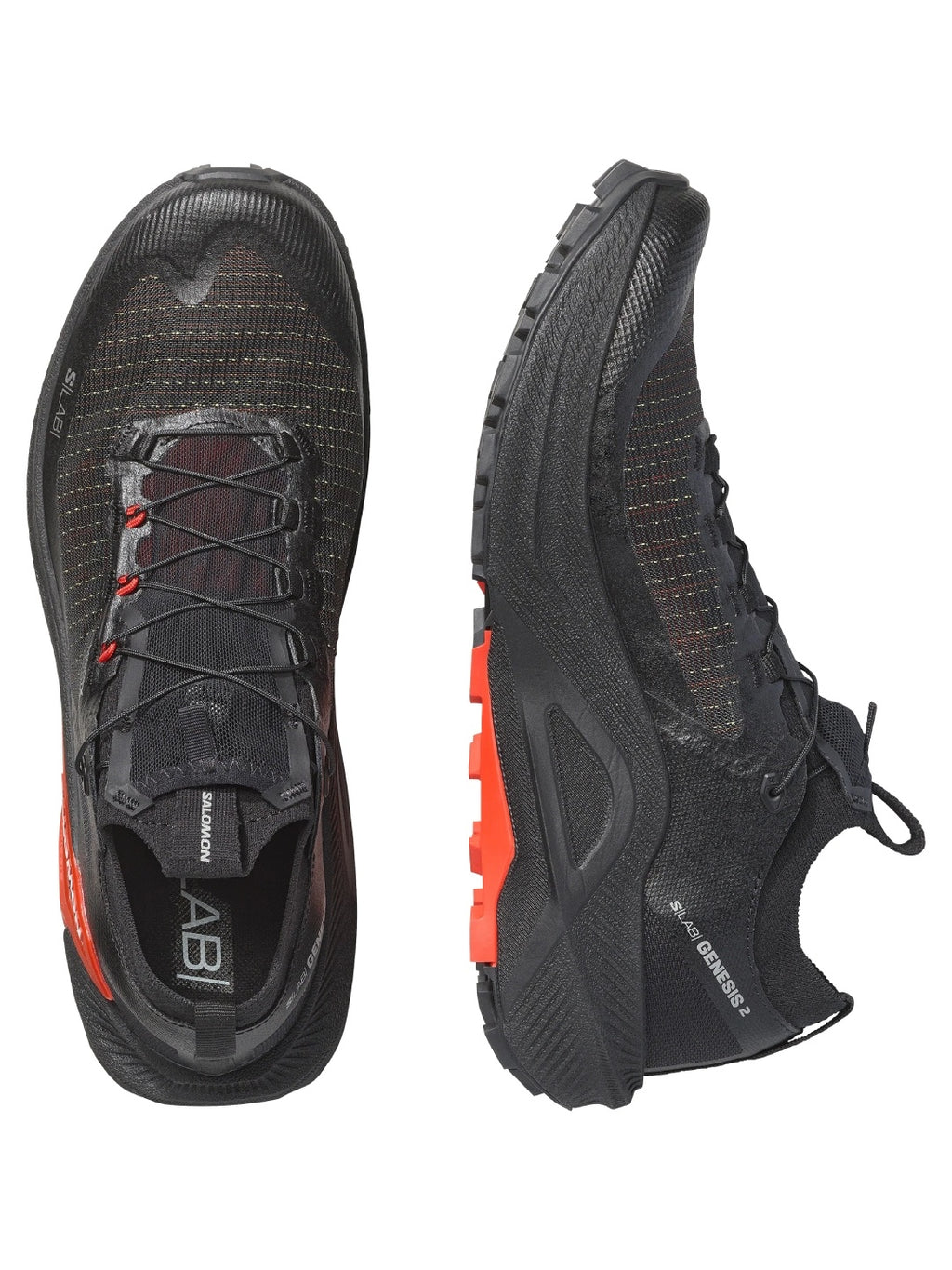 S/LAB GENESIS 2 #BLACK/BLACK/FIERY RED [L49190100]｜SALOMON