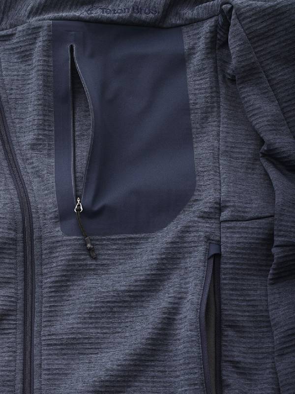 Graphene Zip Hoody #Dark Navy [TB243-350102]｜Teton Bros.