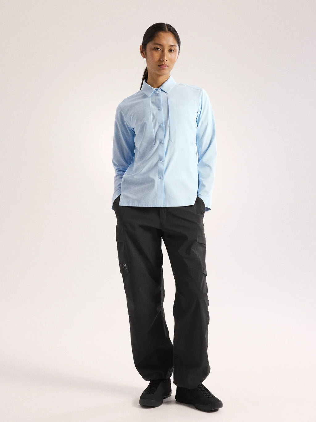 Women's Sima Shirt LS #Alpine Blue [X00000949704]｜ARC'TERYX