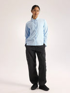 Women's Sima Shirt LS #Alpine Blue [X00000949704]｜ARC'TERYX