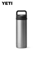 Rambler 18oz Water Bottle With Chug Cap #STAINLESS｜YETI