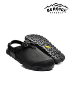 Mountain Clog Nubuck Leather #Obsidian Dark Gray Leather / Black Webbing [MC-ODG-0506]｜BEDROCK SANDALS