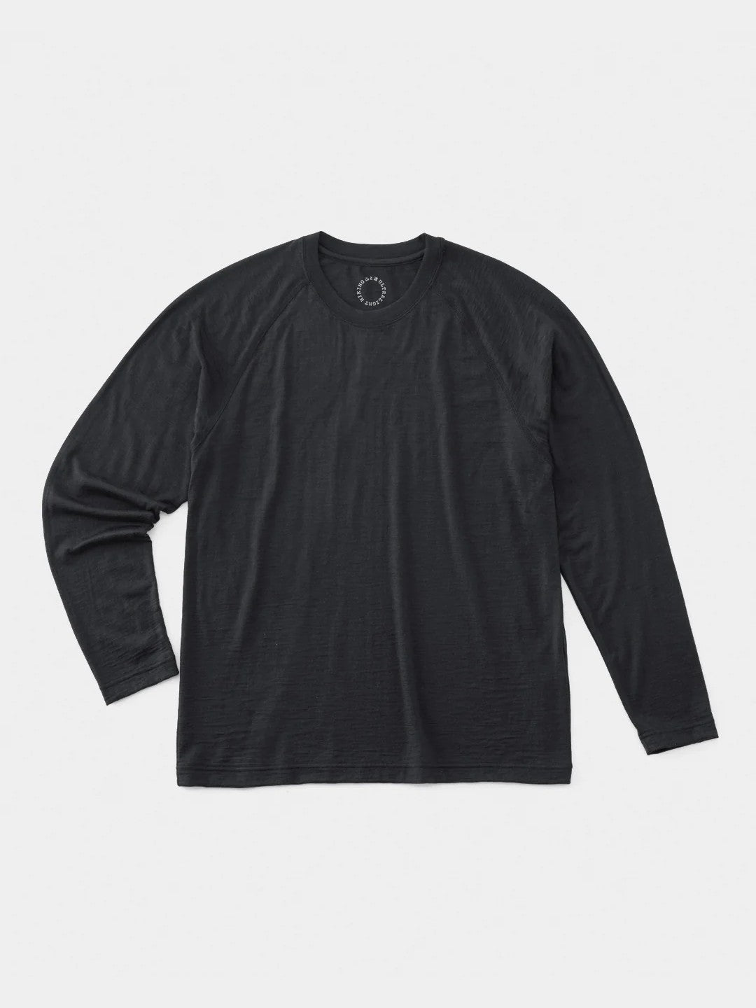 100% Light Merino Long Sleeve #Charcoal [26SS]｜山と道