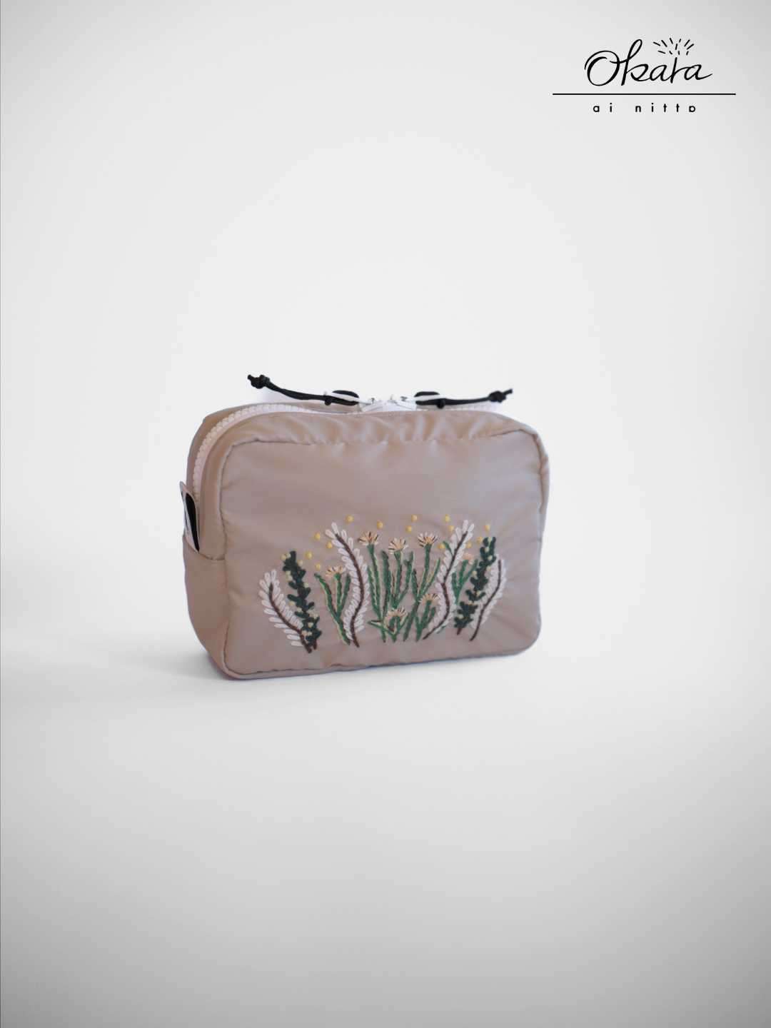 Rektan BRODERI #Sand Beige｜Okara