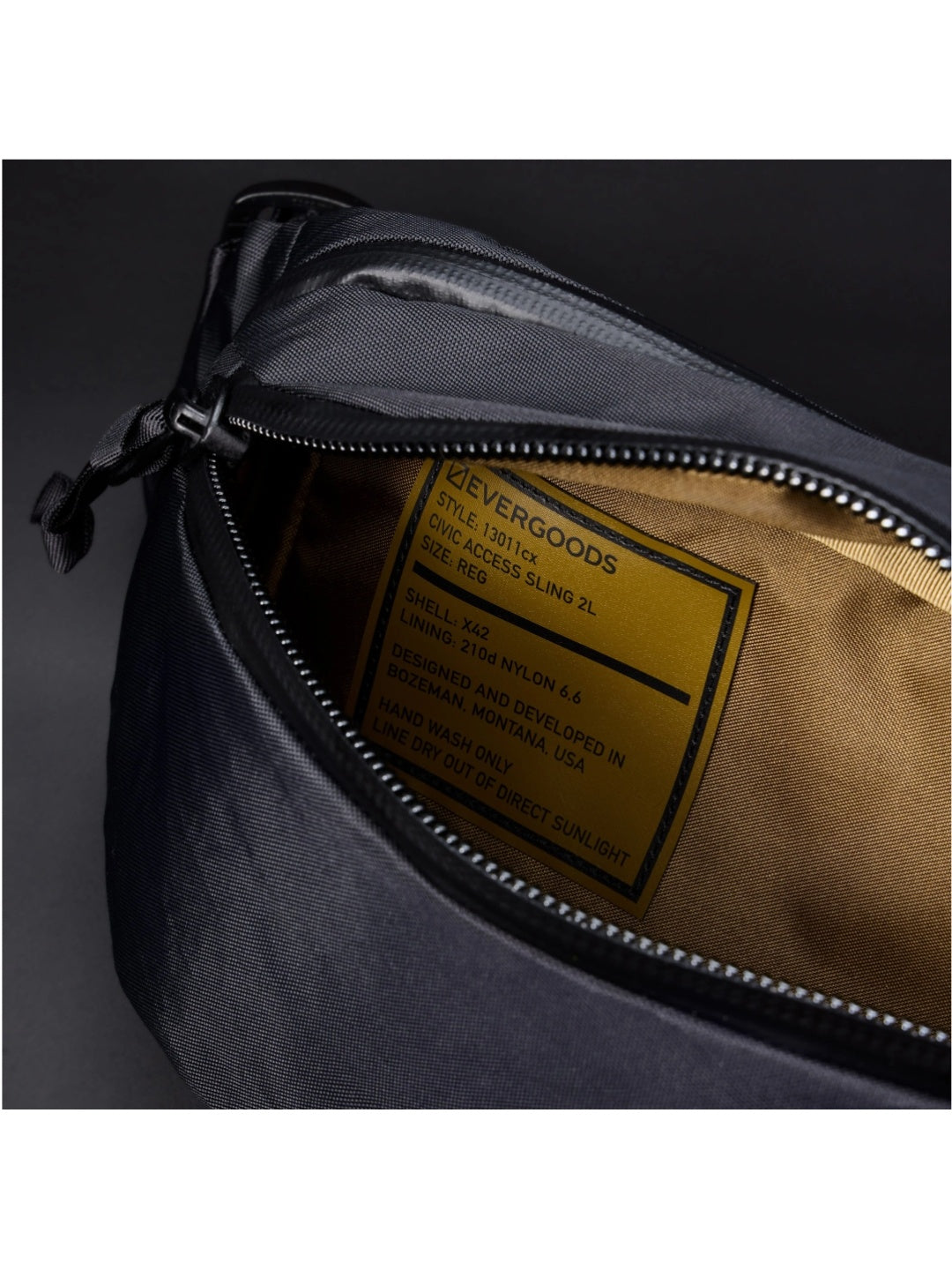 CIVIC ACCESS SLING 2L- X-PAC #Black Coyote [CAS2 X-PAC]｜EVERGOODS