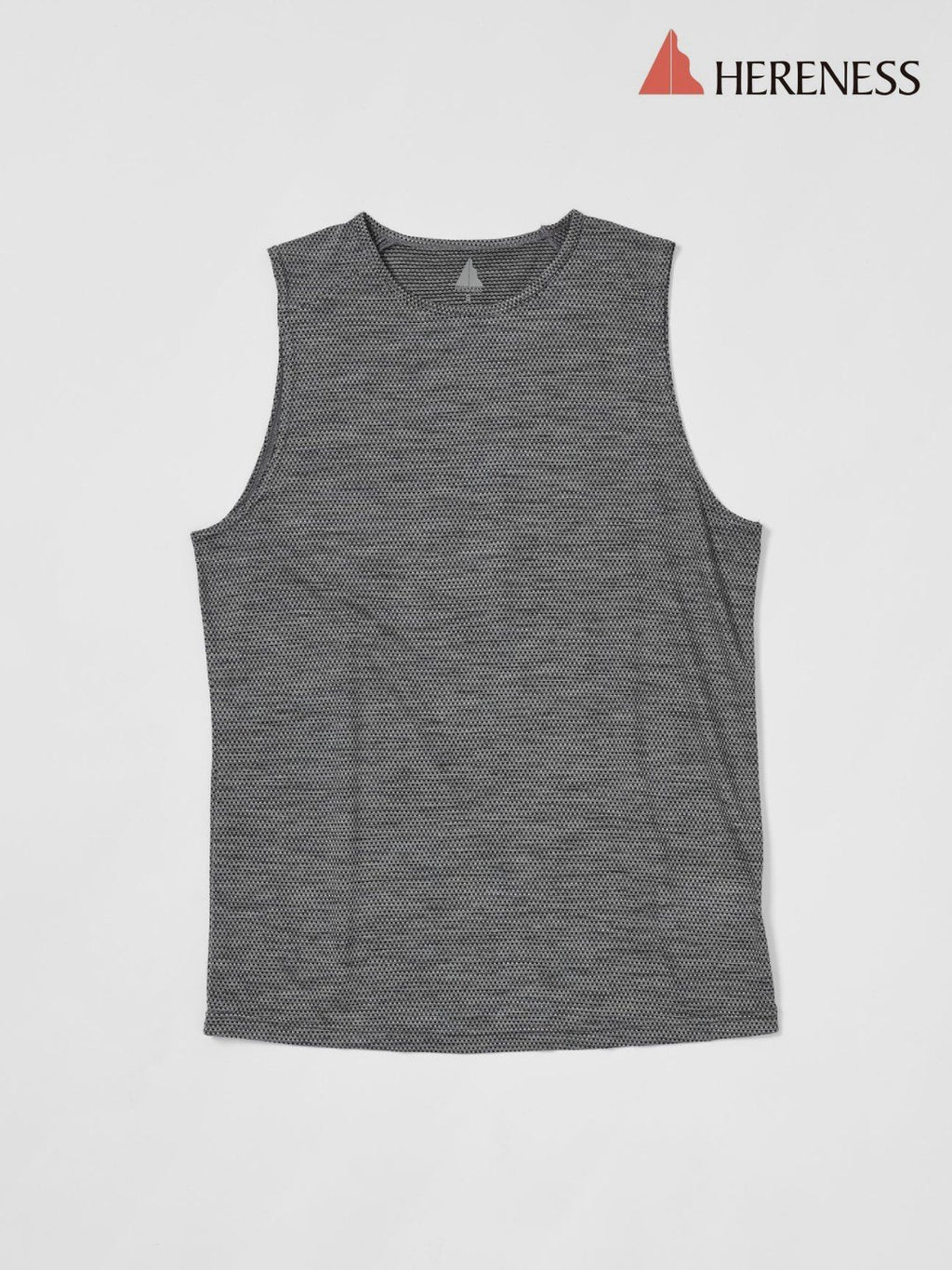 Wool Mesh Tank #STRATA GRAY｜HERENESS