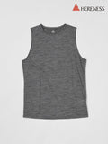 Wool Mesh Tank #STRATA GRAY｜HERENESS