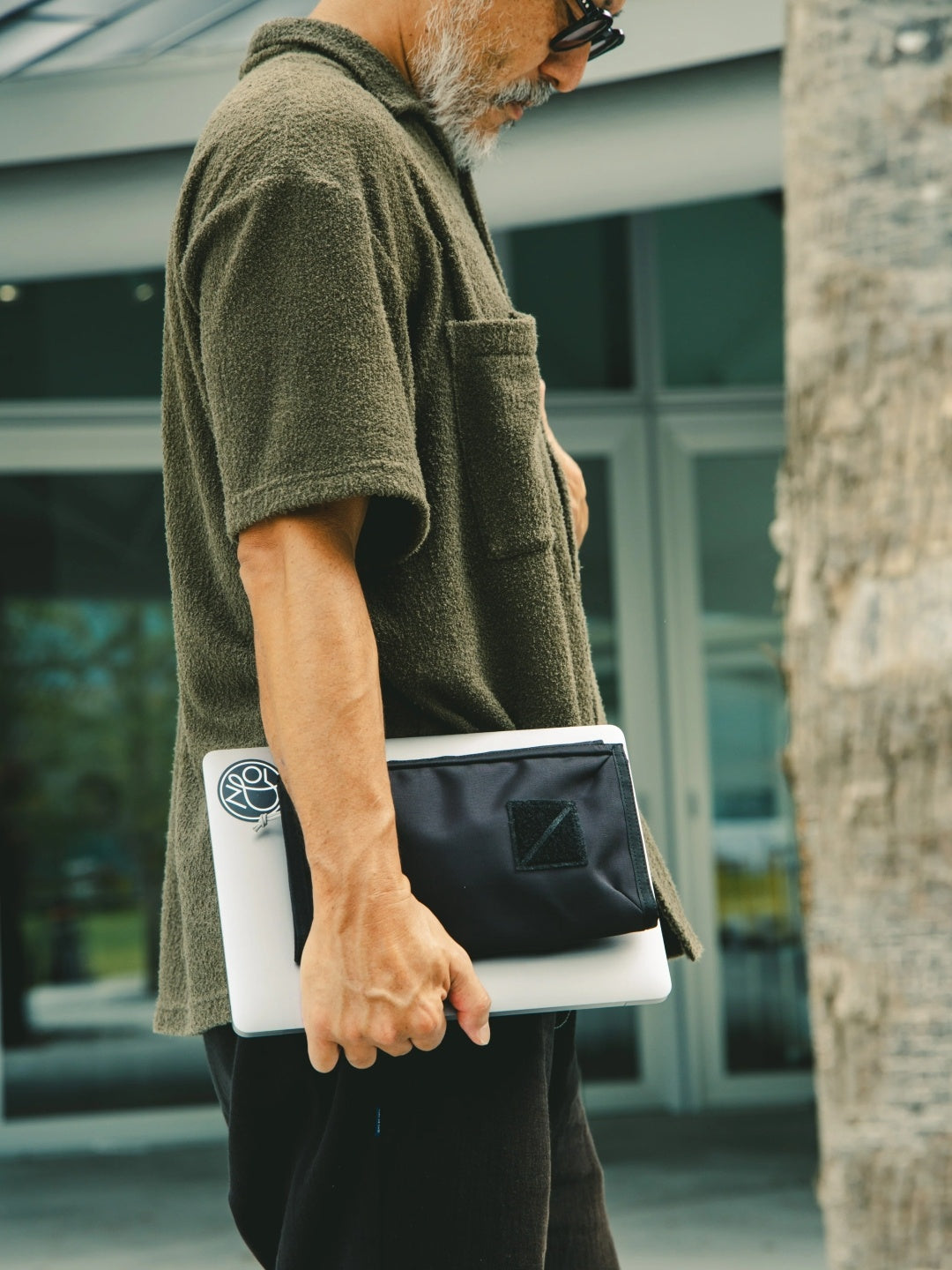 CIVIC ACCESS POUCH 1L #Solution Dyed Black [CAP1]｜EVERGOODS