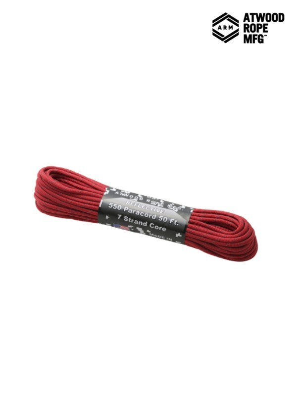 パラコード ＃リフレクティブ レッド  [44023]｜Atwood Rope MFG.