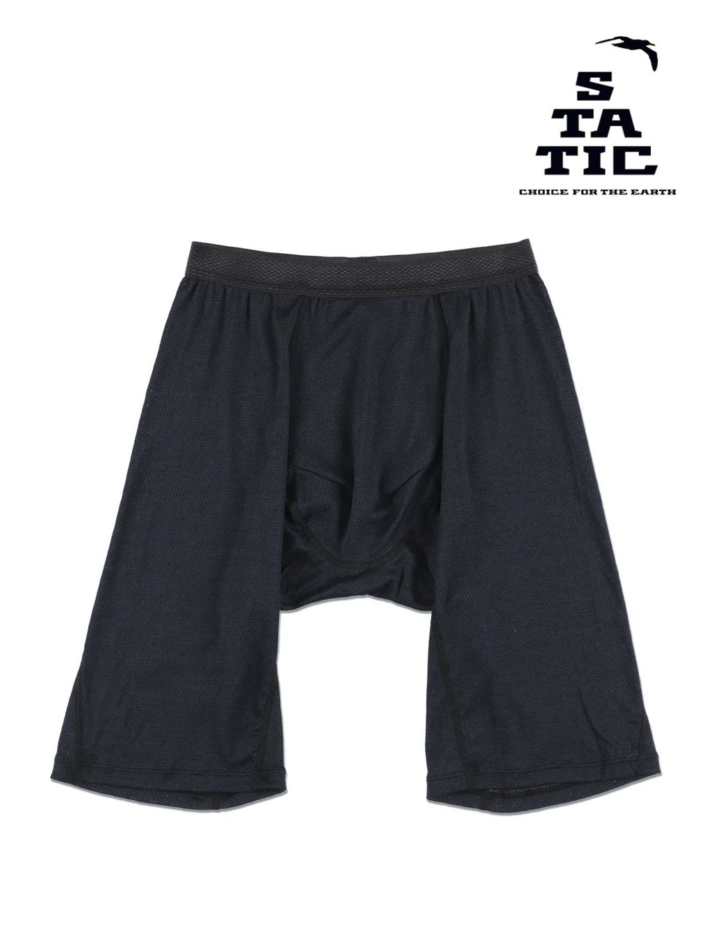 【Men】Chord Long Boxer M #Black [106115]｜STATIC