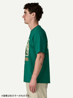 Run Like Roots Responsibili-Tee #WHI [37874]｜patagonia