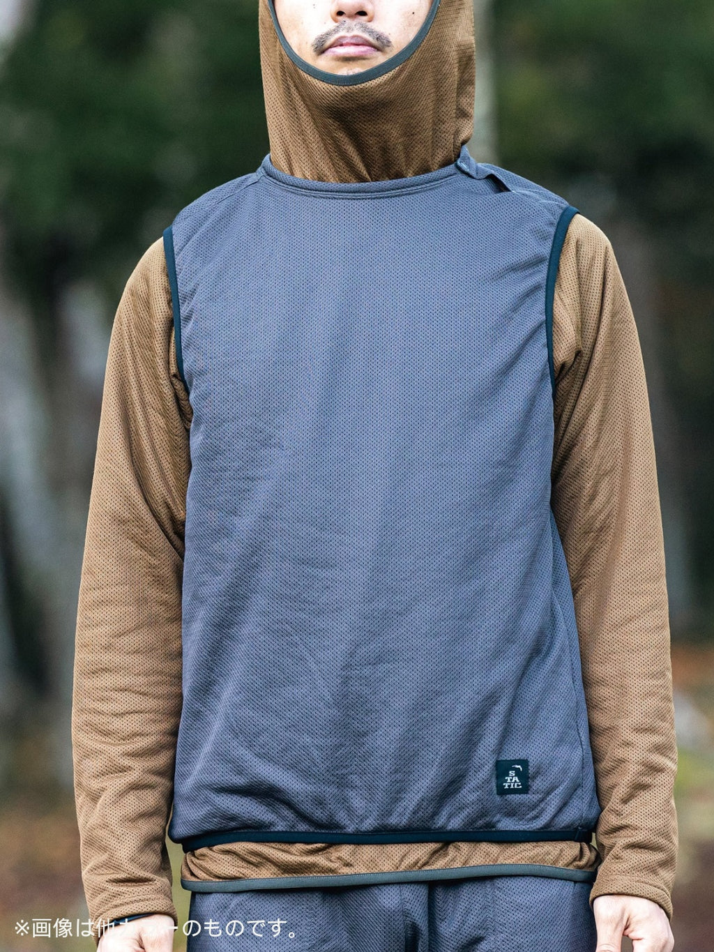 Adrift Vest #Pearl Grey [25500]｜STATIC