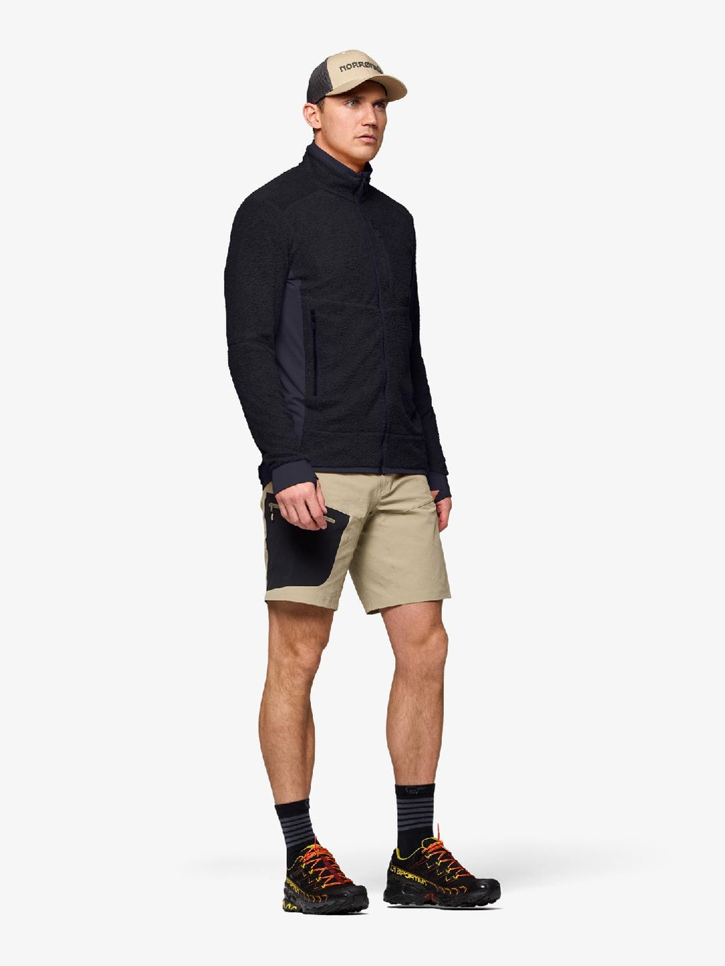 【Men】falketind warm1 active Jacket #Caviar Black [1895-26]｜Norrona