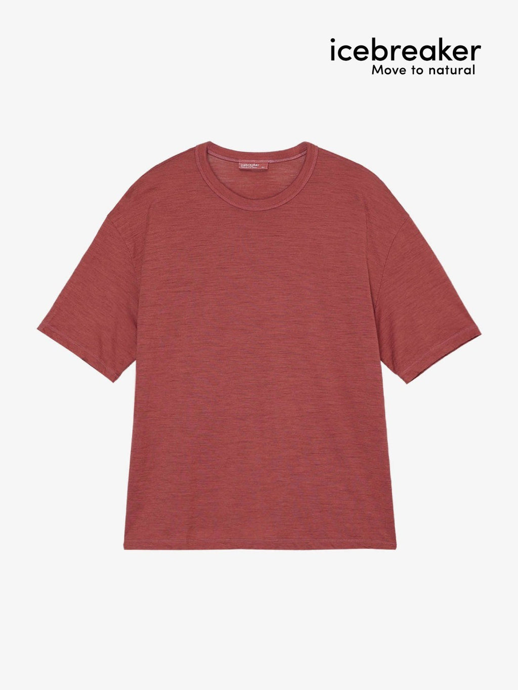 U Merino 150 Nature Dye SS Tee #マツボックリ [IB0A56ZG]｜icebreaker