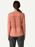 Woman's L/S Cap Cool Daily Graphic Shirt #SMTX [45205]｜patagonia