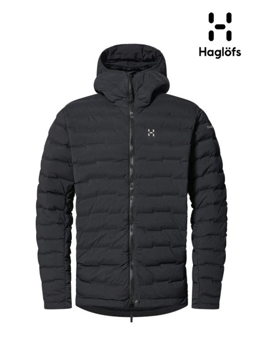 Spitz Down Hood Men #True Black [607459]｜HAGLOFS