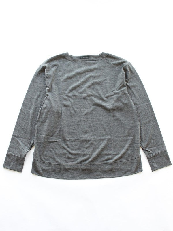 With Cardigan #GRAY [GR420201]｜Gradation
