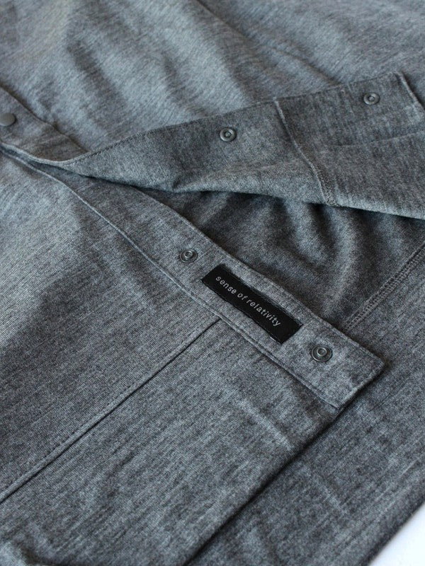With Cardigan #GRAY [GR420201]｜Gradation